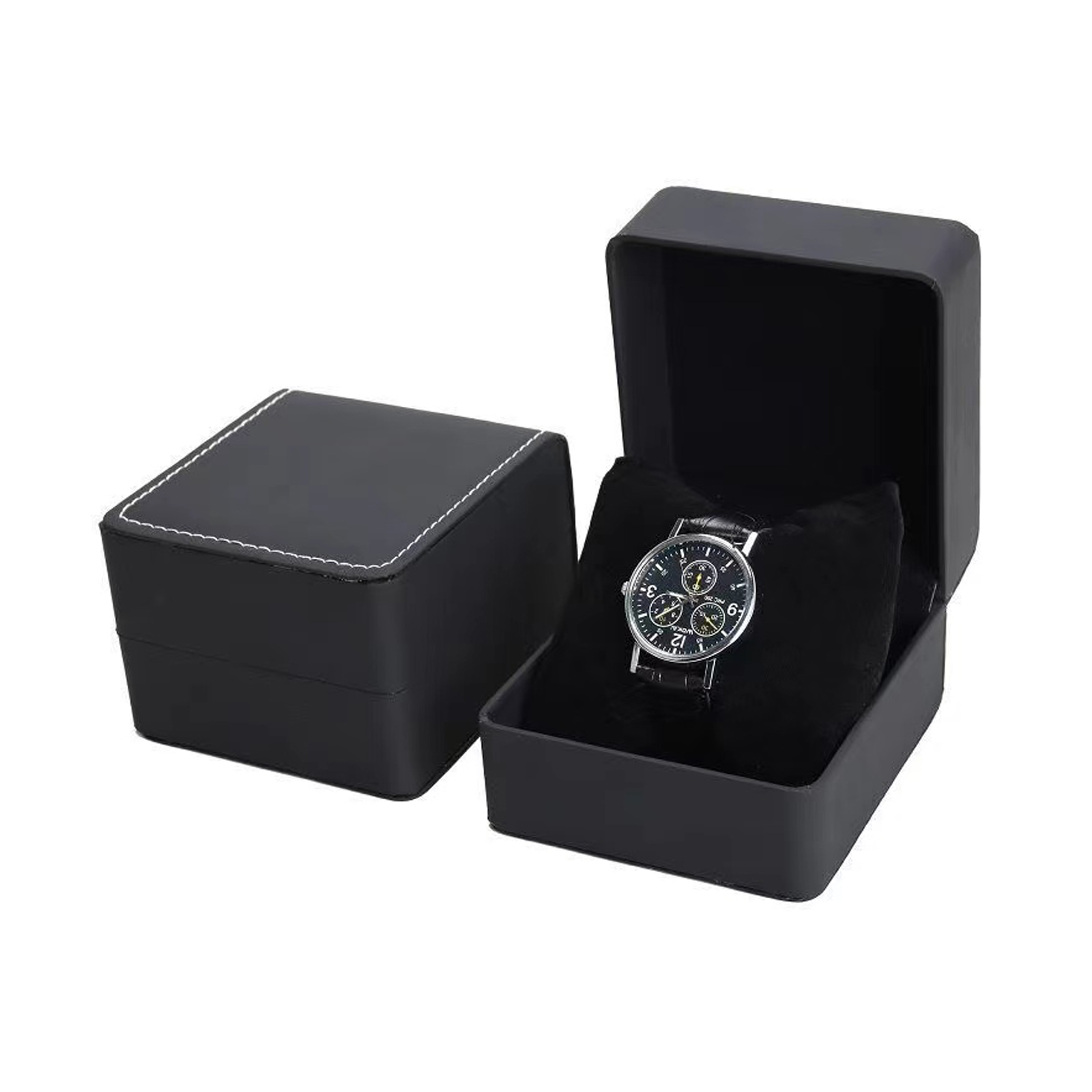Men Accessories Organiser - Lnofxas Black Single Watch Gift Box