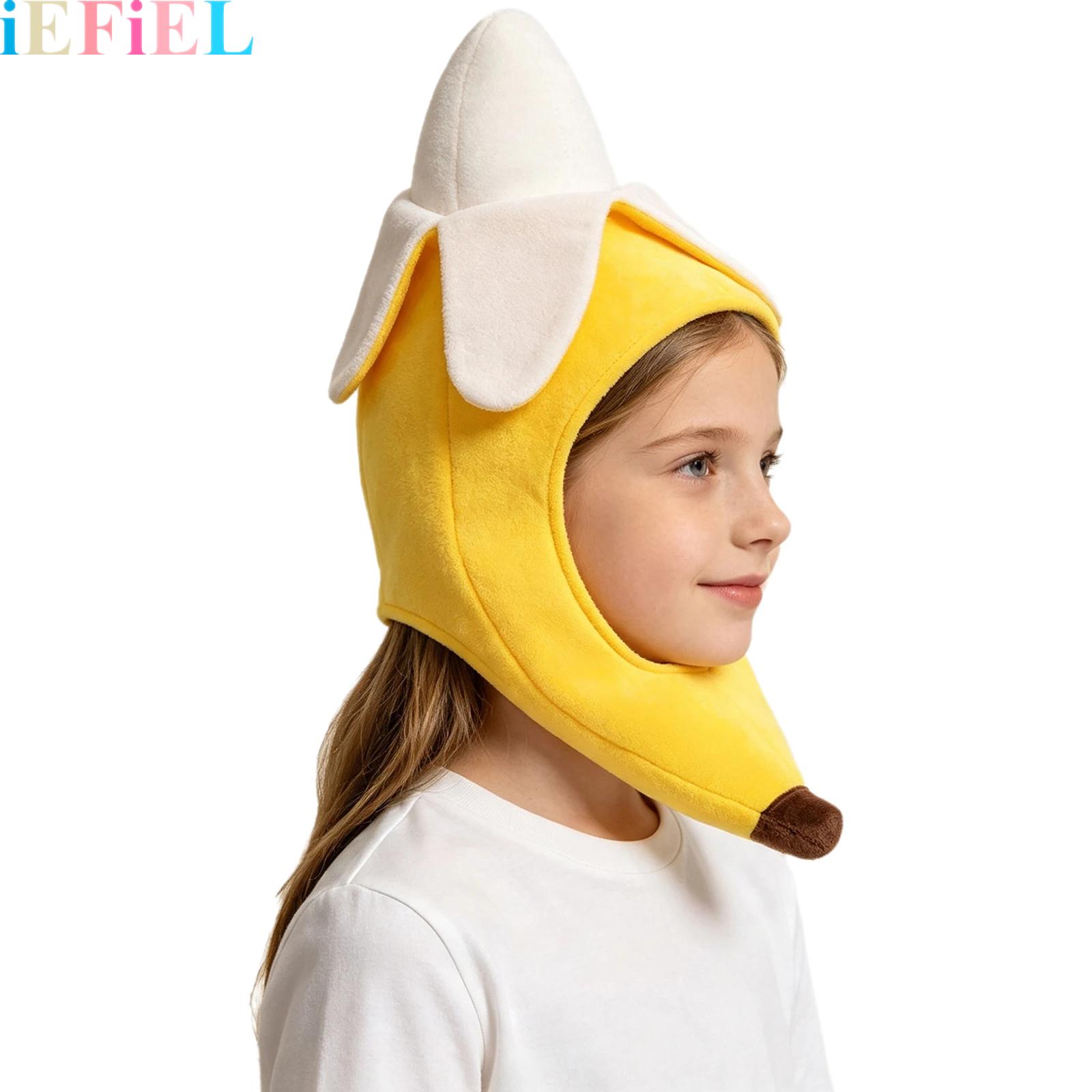 Men Accessories Photos - Women Men Funny Peeled Banana Hat