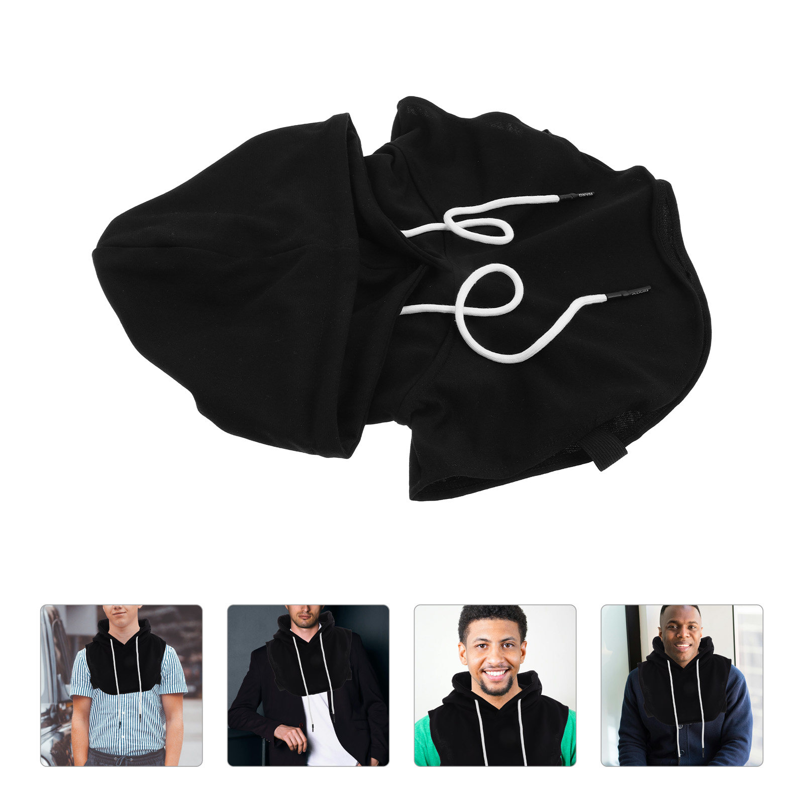 Men Accessories To Wear - Hooded Fake Collar Accessory for Women
