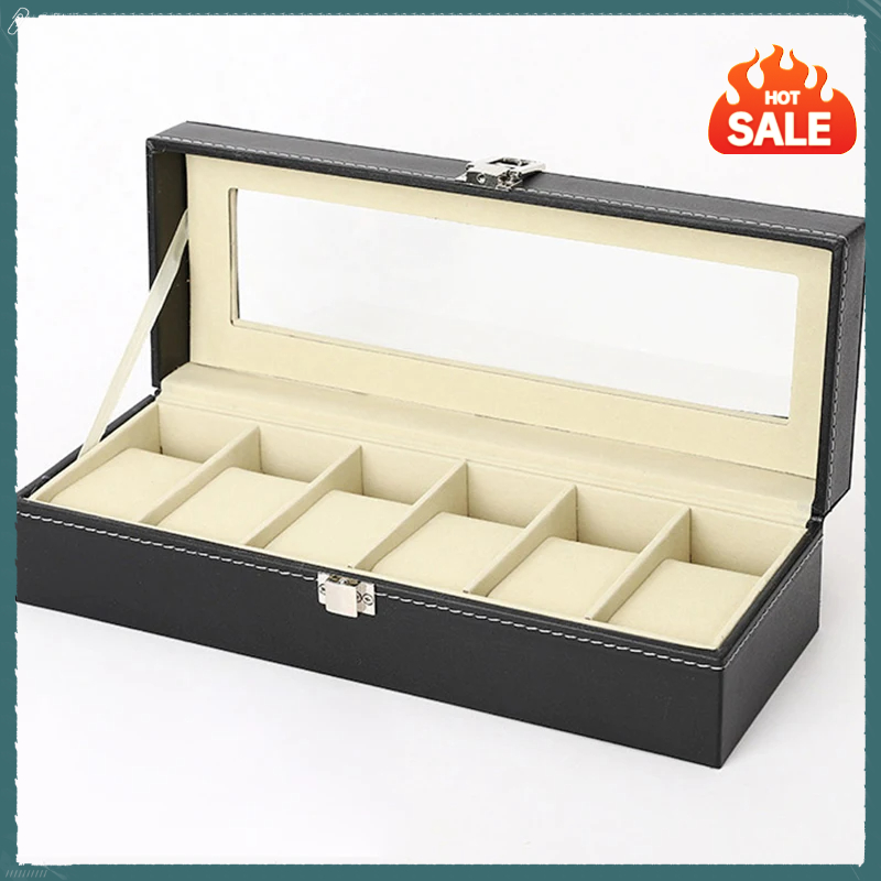 Men Accessories Organiser - Hot Sale PU Leather Display Storage