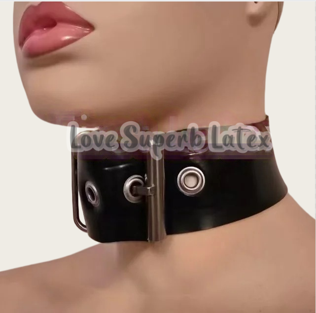 Men Accessories For Neck - 0.4mm Sexy Latex Neck Choker Rubber