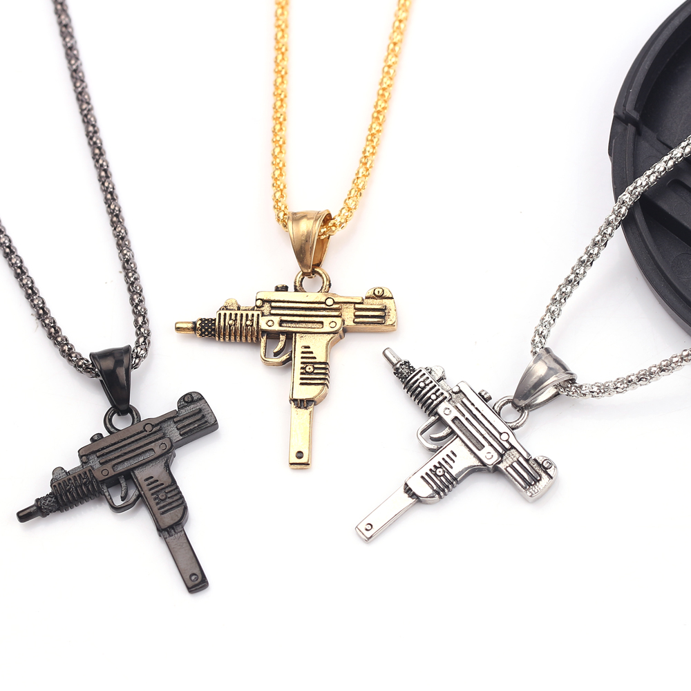 Punk Uzi Pistol Machine Gun Ne - đánh giá và giá Men'S Accessories Fashion
