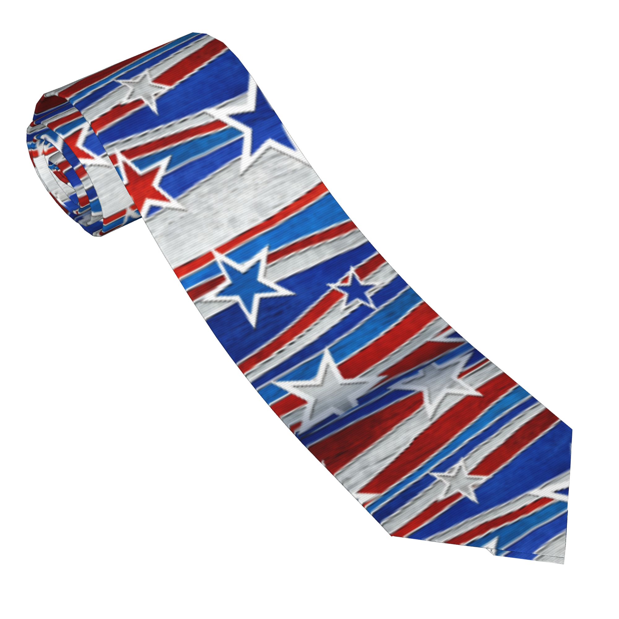 French Flag Stripes Tie  Retro - đánh giá và giá Men Accessories To Wear