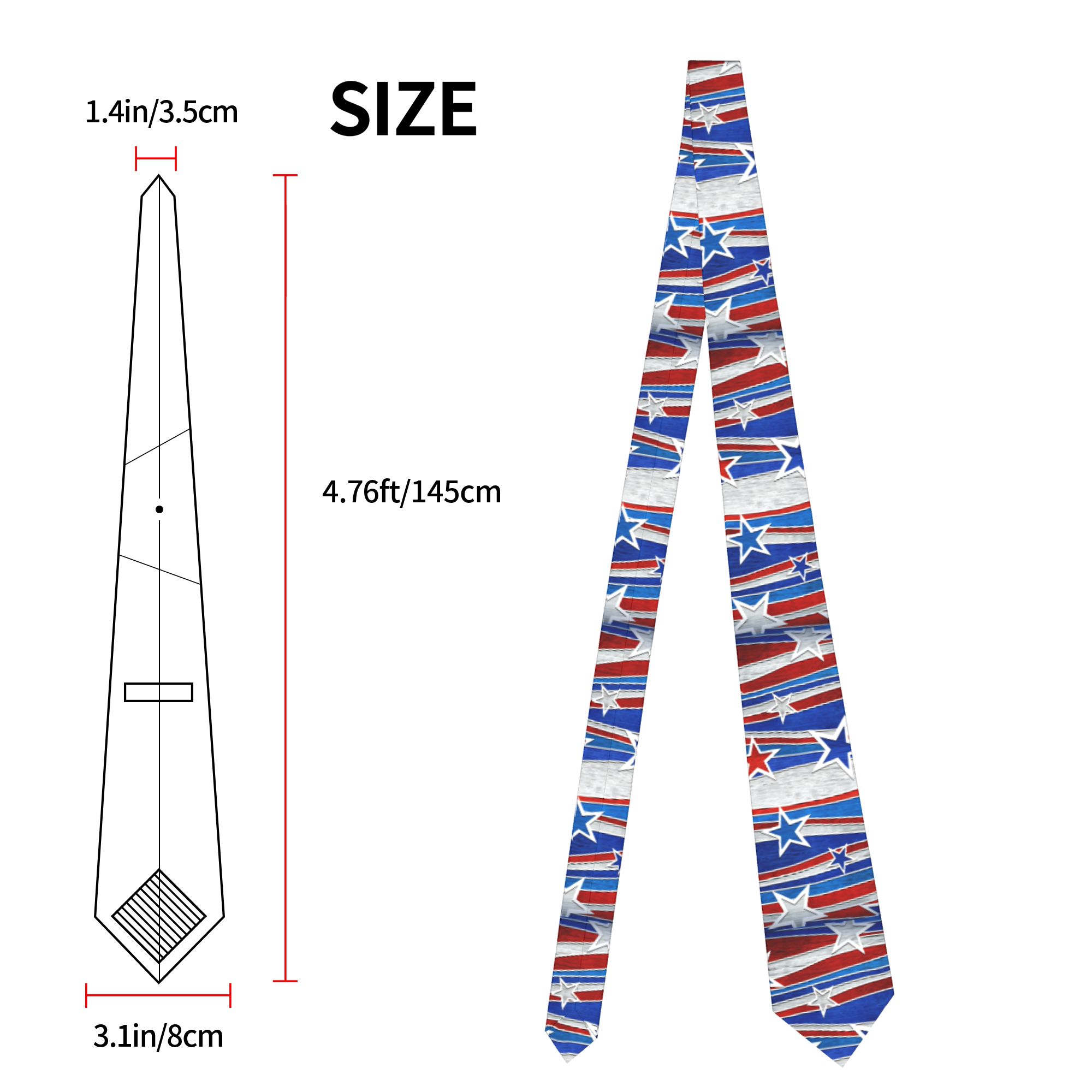 French Flag Stripes Tie  Retro - đánh giá và giá Men Accessories To Wear