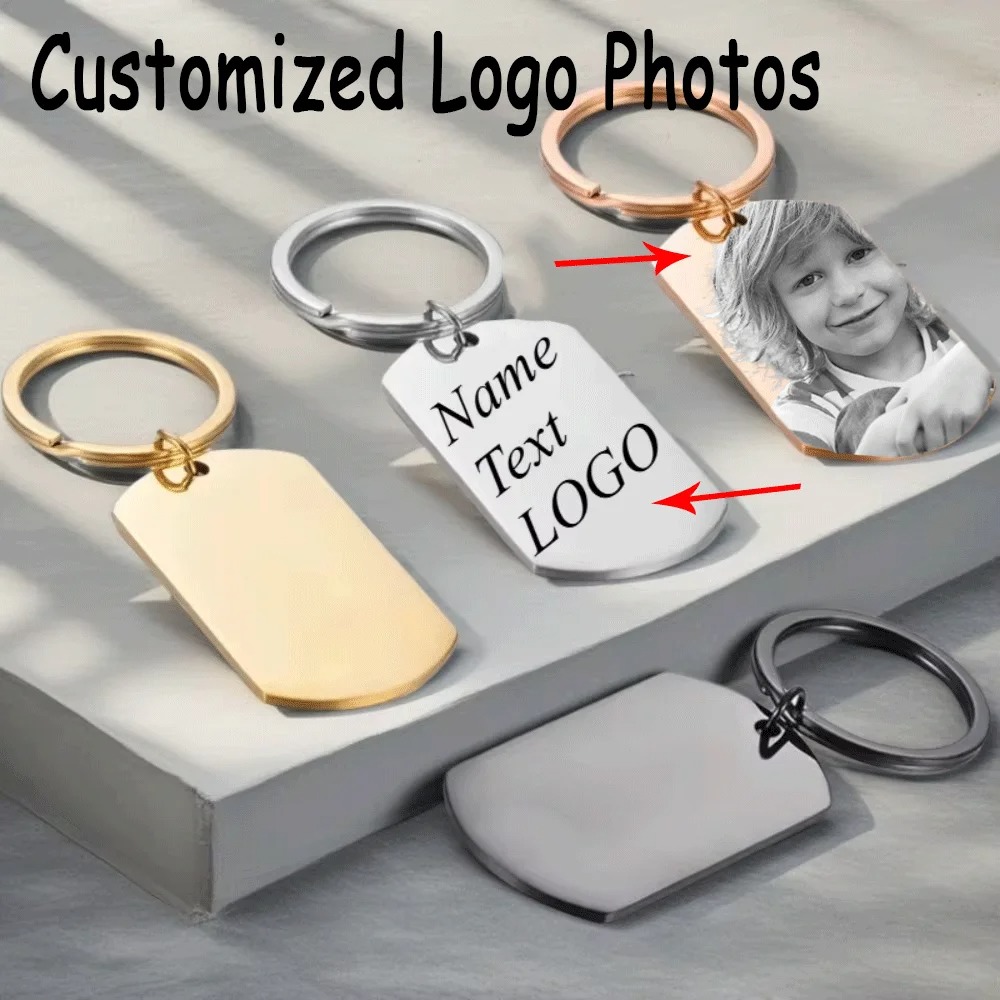 10PCS Custom Metal Tag Keychai - đánh giá và giá Men Accessories Silver