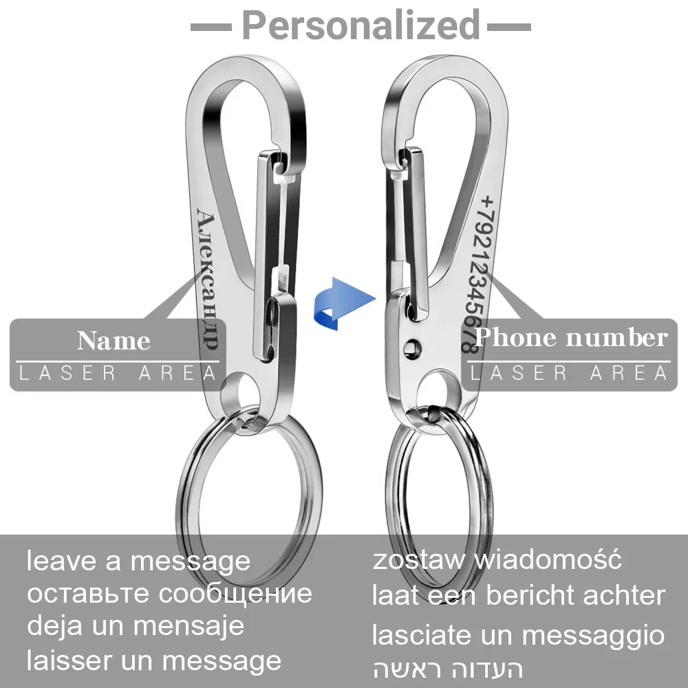 304 Stainless Steel Keyring Pe - đánh giá và giá Men Accessories Silver