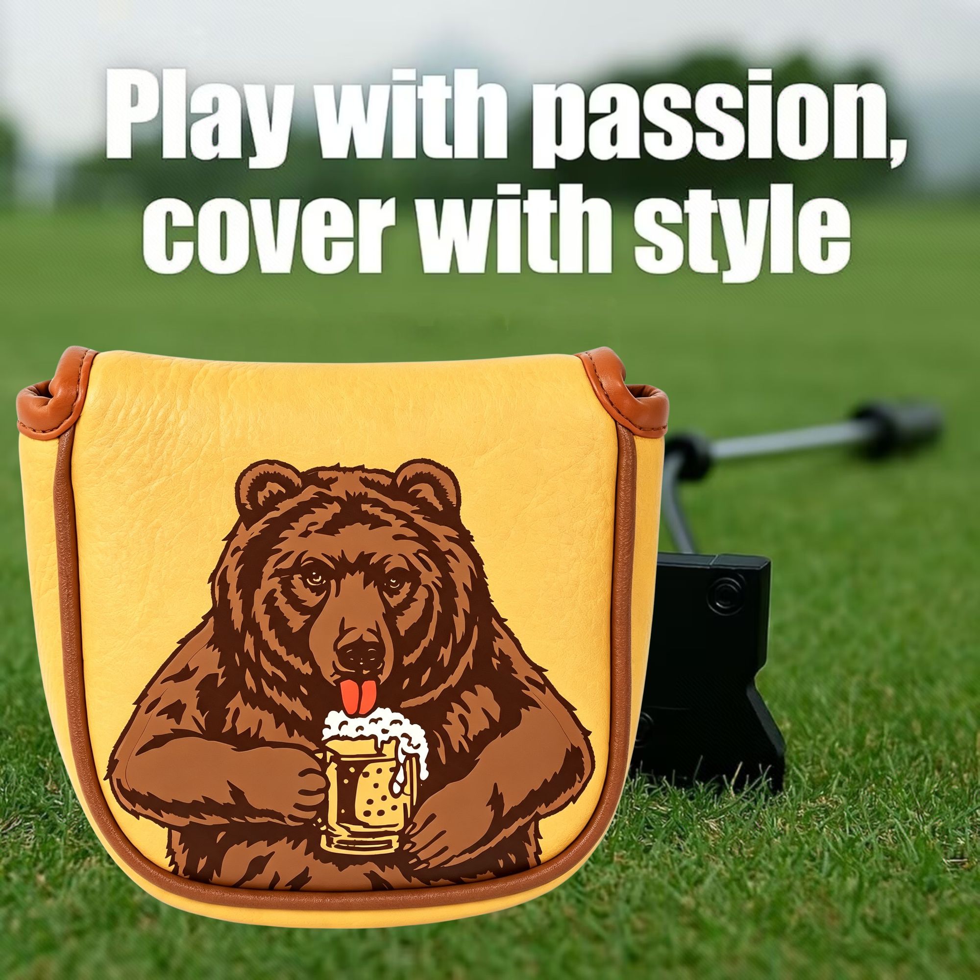 Skull Embroidered Golf Mallet  - đánh giá và giá Men Accessories Style