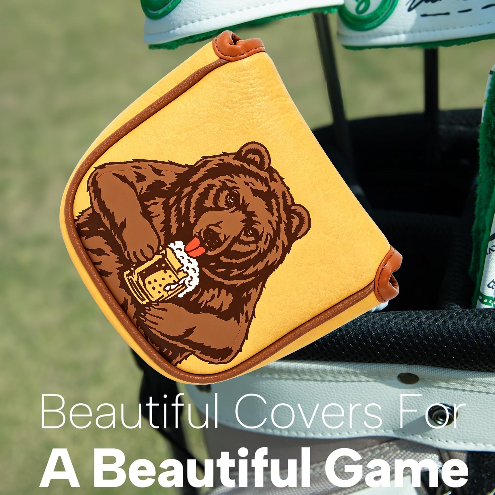 Skull Embroidered Golf Mallet  - đánh giá và giá Men Accessories Style