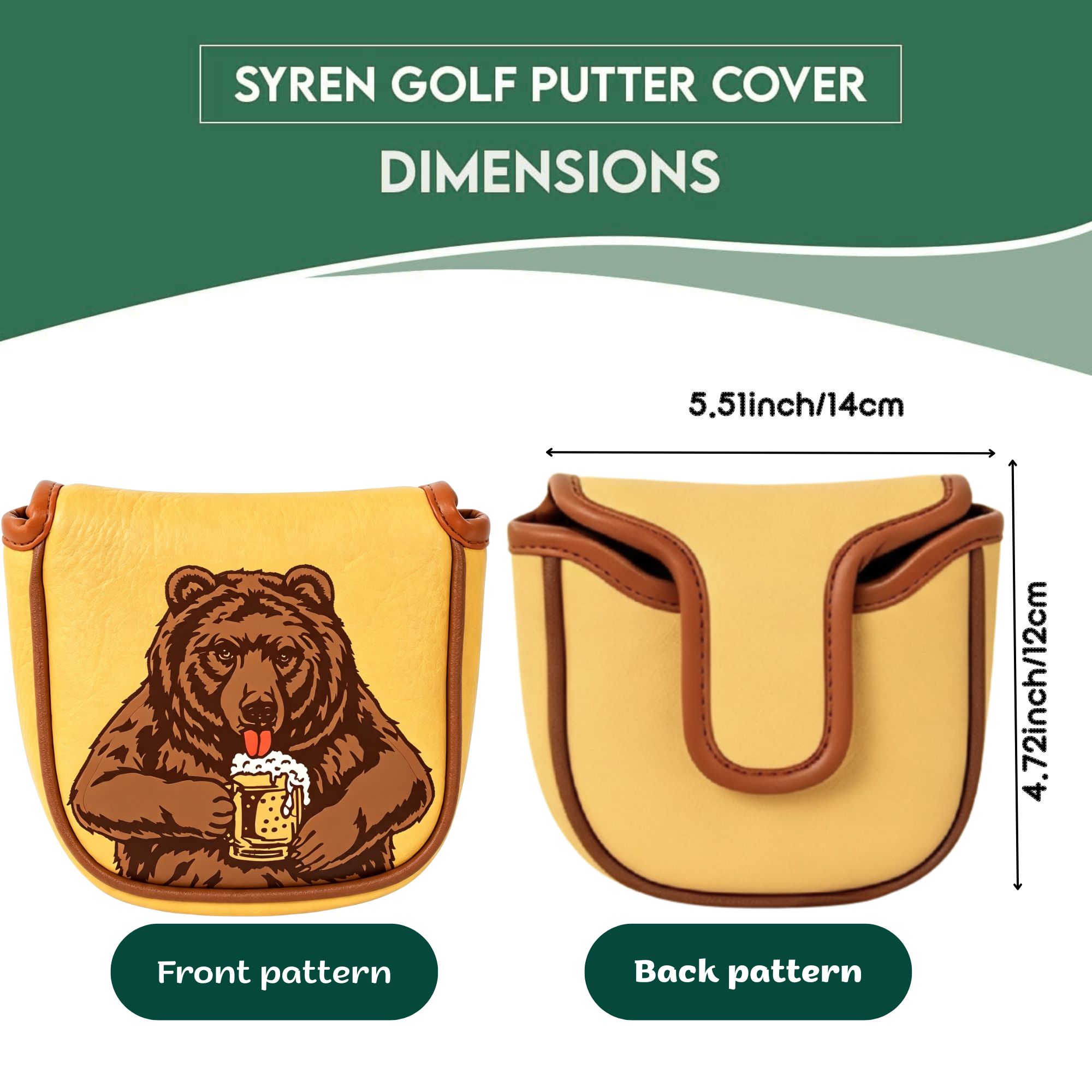 Skull Embroidered Golf Mallet  - đánh giá và giá Men Accessories Style
