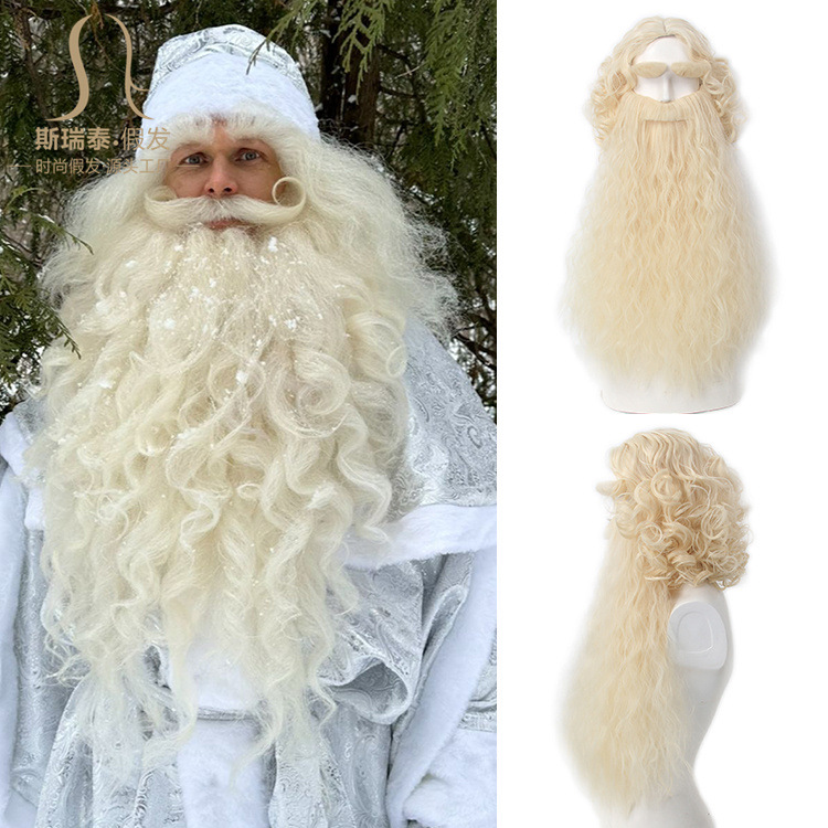 Christmas Santa Claus Hair Wig - đánh giá và giá Men Accessories Style