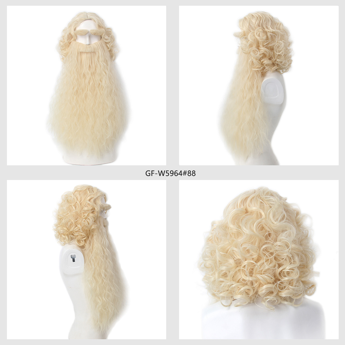 Christmas Santa Claus Hair Wig - đánh giá và giá Men Accessories Style