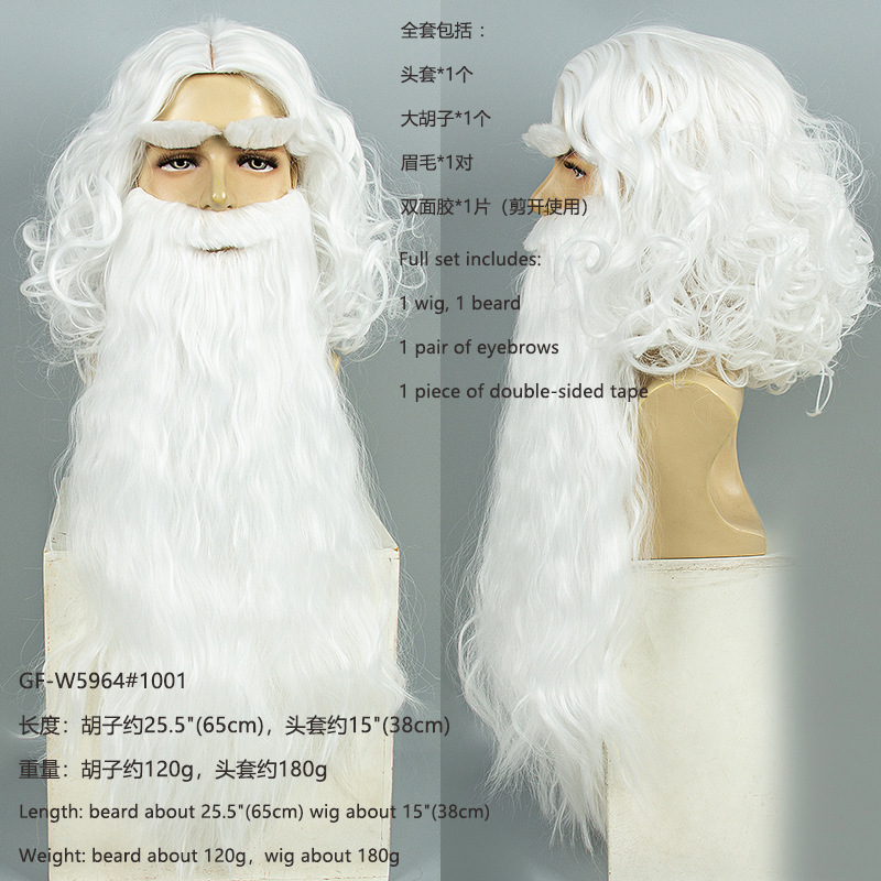 Christmas Santa Claus Hair Wig - đánh giá và giá Men Accessories Style