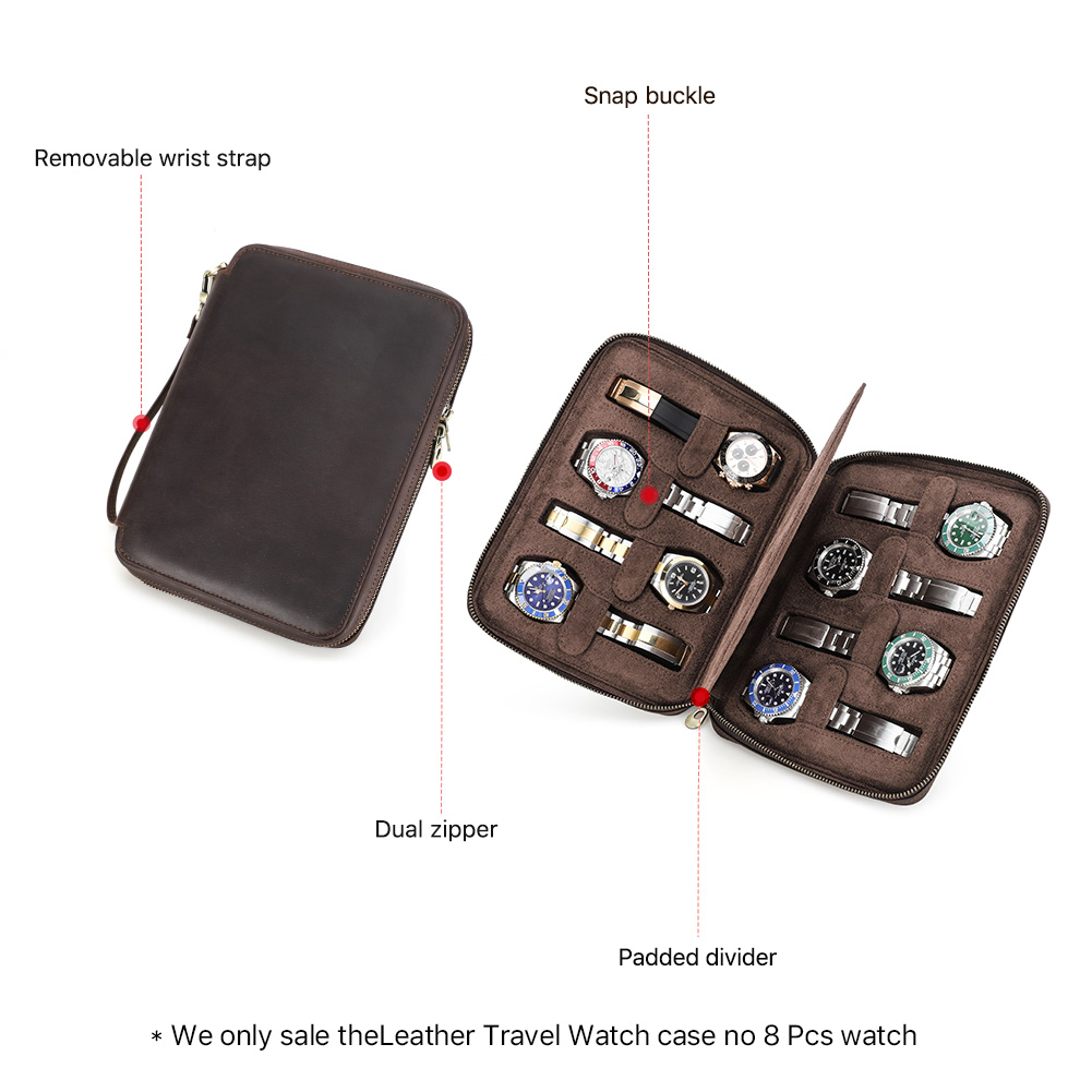New 2/4/6/8 Slots Genuine Leat - đánh giá và giá Men Accessories Organiser