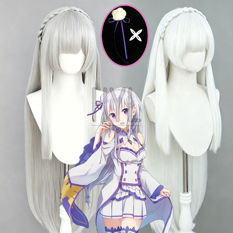 Anime Re:Zero Emilia Cosplay W - đánh giá và giá Men Accessories Silver
