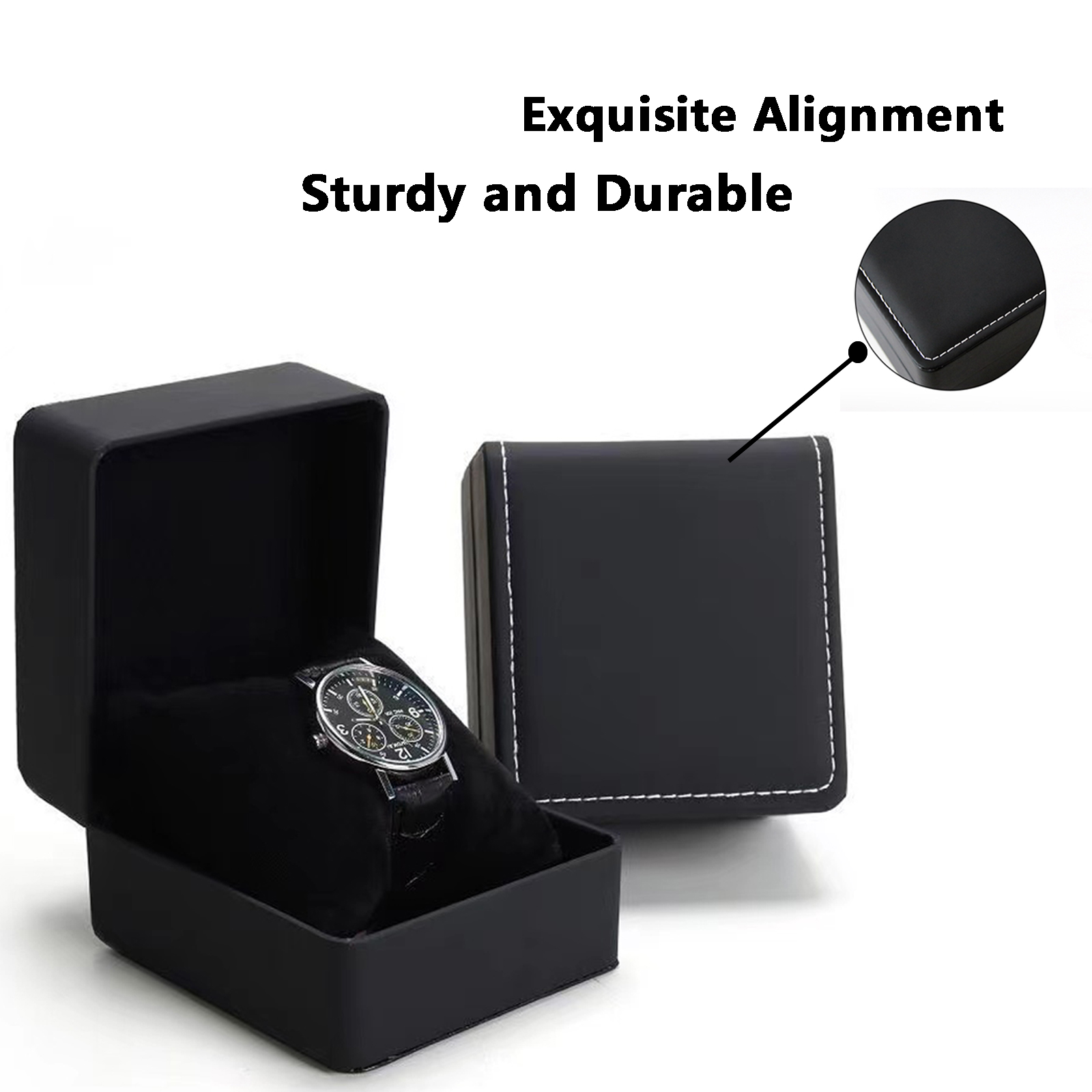 Lnofxas Black Single Watch Gif - đánh giá và giá Men Accessories Organiser