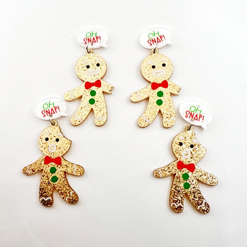 10pcs Cute Christmas Gingerbre - đánh giá và giá Men'S Mens Accessories