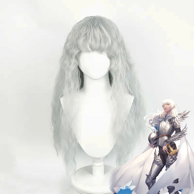 Anime Game Berserk Cosplay Wig - đánh giá và giá Men Accessories Silver