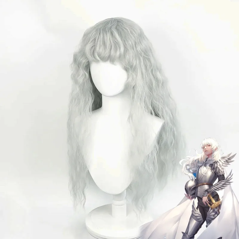 Anime Game Berserk Cosplay Wig - đánh giá và giá Men Accessories Silver