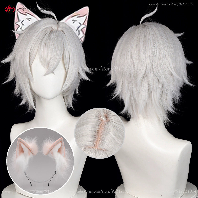 ZZZ Seth Lowell Cosplay Wig 30 - đánh giá và giá Men Accessories Silver