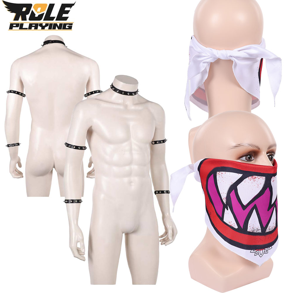 Bowser Jr Cosplay Scarf Mask B - đánh giá và giá Men Accessories Style