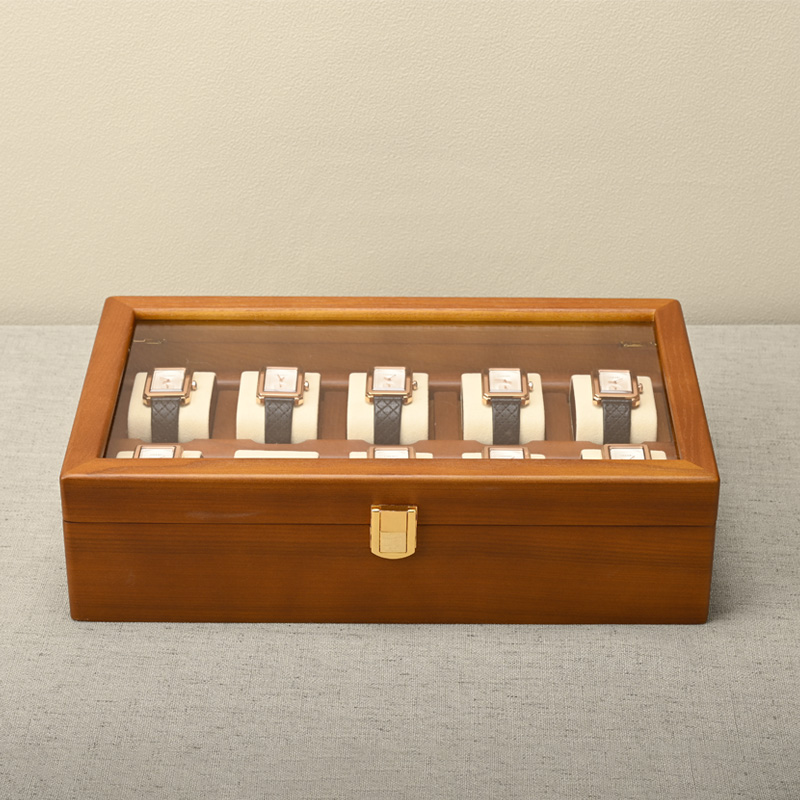 Oirlv 10 Grids Watch Box Woode - đánh giá và giá Men Accessories Organiser
