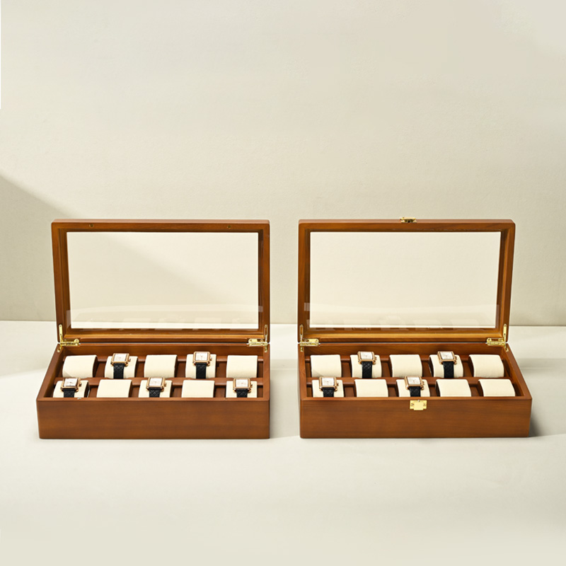 Oirlv 10 Grids Watch Box Woode - đánh giá và giá Men Accessories Organiser