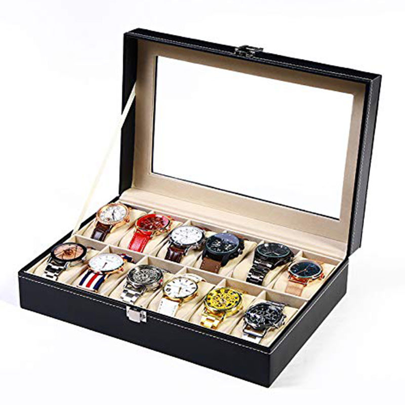 Watch Display Case For Men PU  - đánh giá và giá Men Accessories Organiser