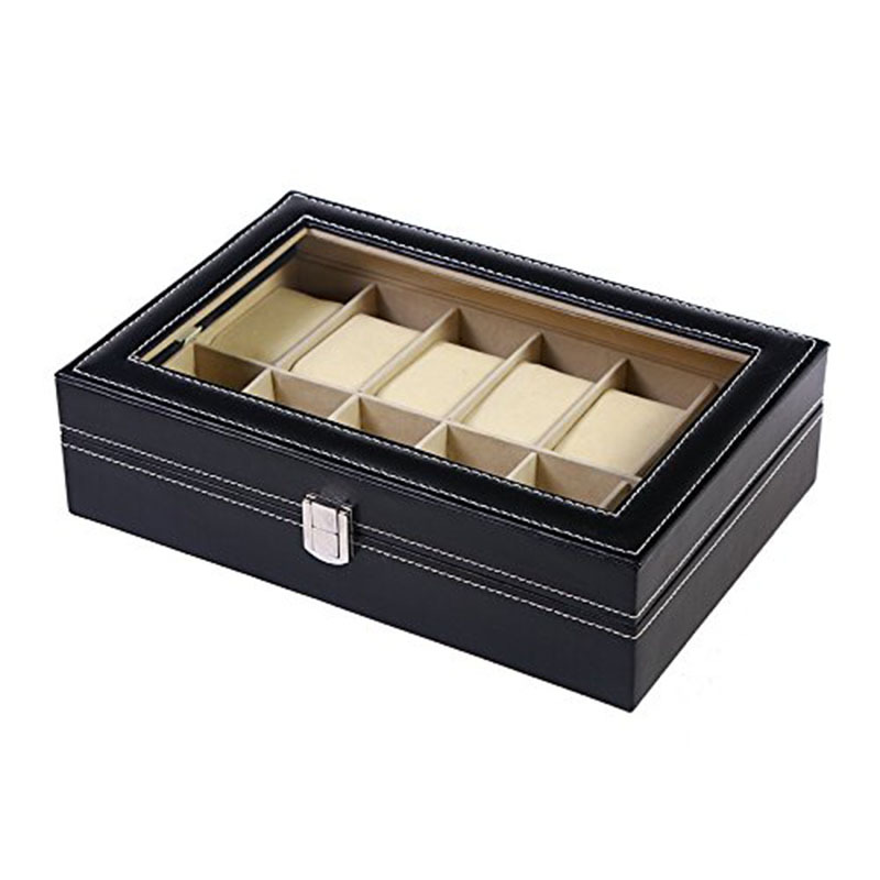 Watch Display Case For Men PU  - đánh giá và giá Men Accessories Organiser
