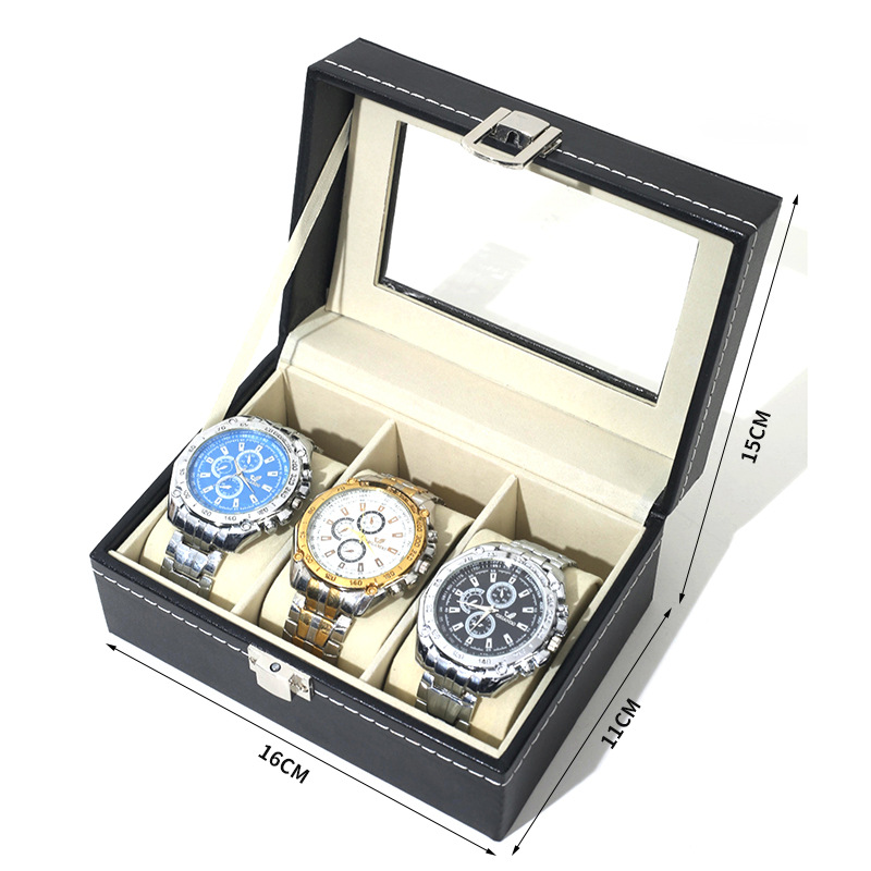 Watch Display Case For Men PU  - đánh giá và giá Men Accessories Organiser