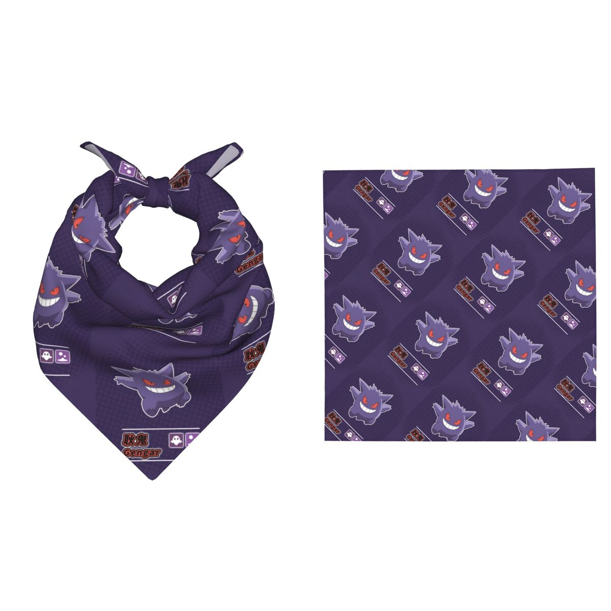 55CM Pokemoned Gengars Bandana - đánh giá và giá Men Accessories For Neck