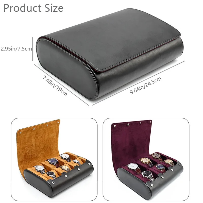 6 Slots Portable Watch Roll Tr - đánh giá và giá Men Accessories Organiser