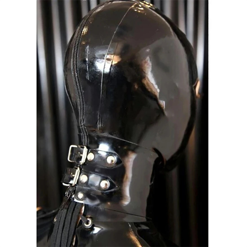 Sexy Latex Gummi Women Men Hoo - đánh giá và giá Men Accessories For Neck