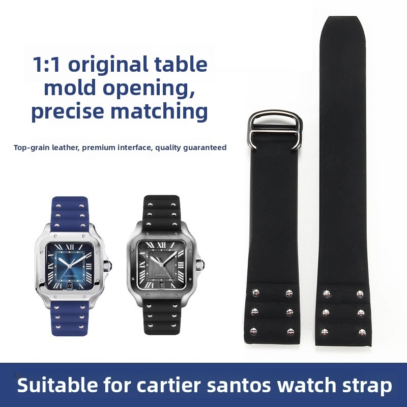21mm Soft Silicone Watch Strap - đánh giá và giá Men'S Accessories Cartier