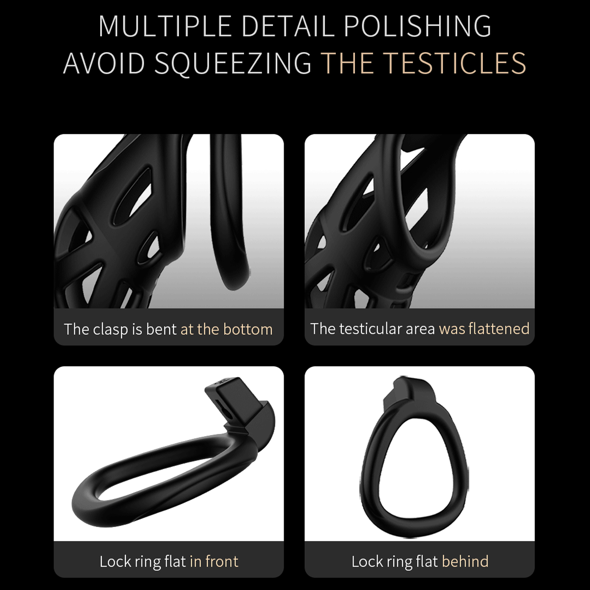 Male Chastity Cage Penis Lock  - đánh giá và giá Men'S Mens Accessories