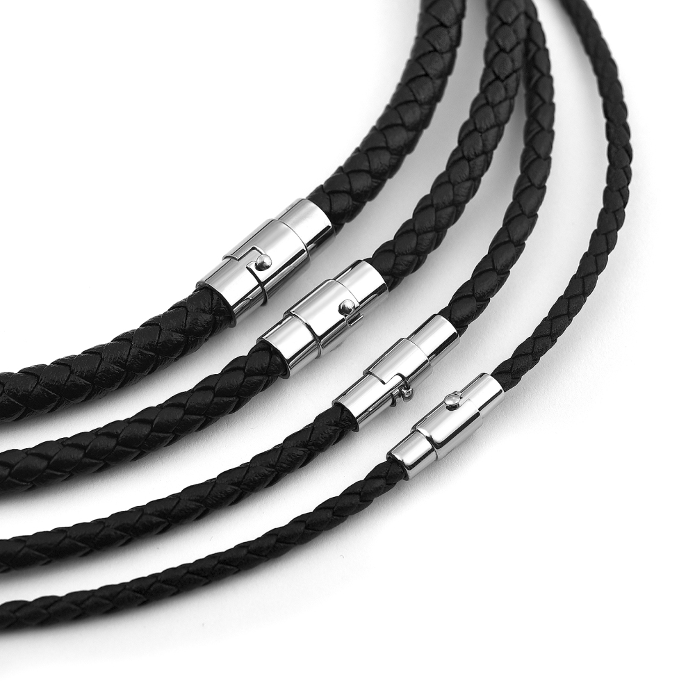 45/50/60cm Leather Necklace Wa - đánh giá và giá Men Accessories Style