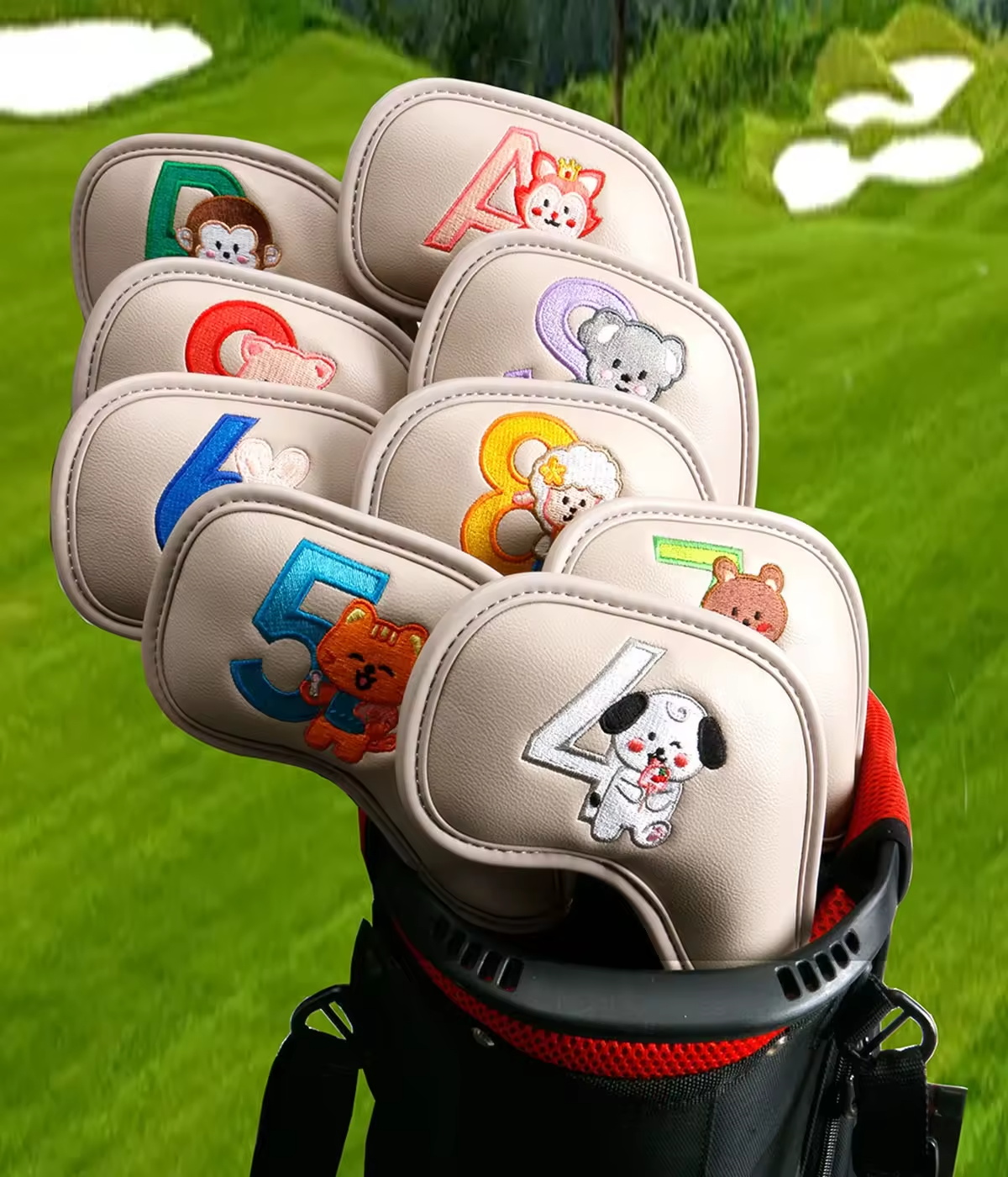 9Pcs Cute Cartoon Animal Golf  - đánh giá và giá Men Accessories Style