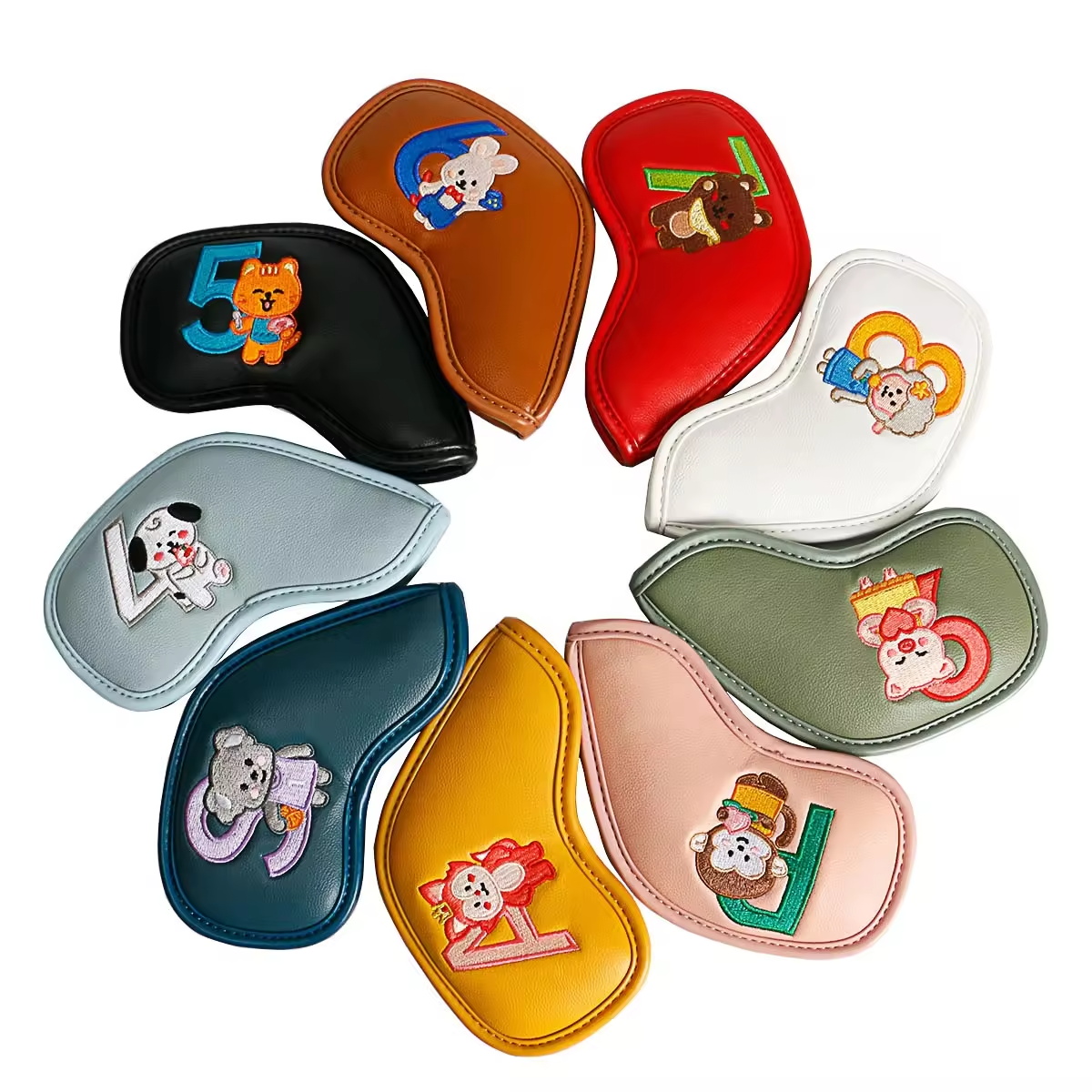 9Pcs Cute Cartoon Animal Golf  - đánh giá và giá Men Accessories Style