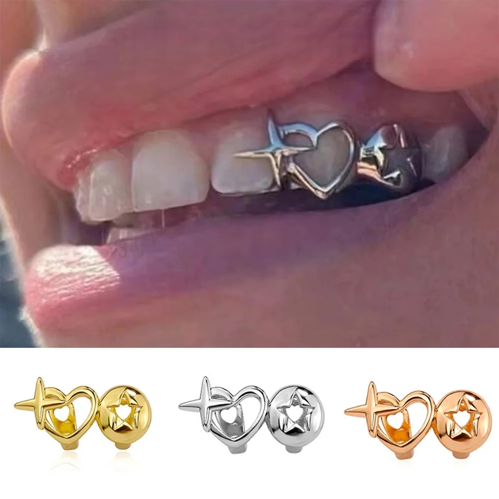 Punk Hip Hop Hollow Heart Teet - đánh giá và giá Men Accessories Silver