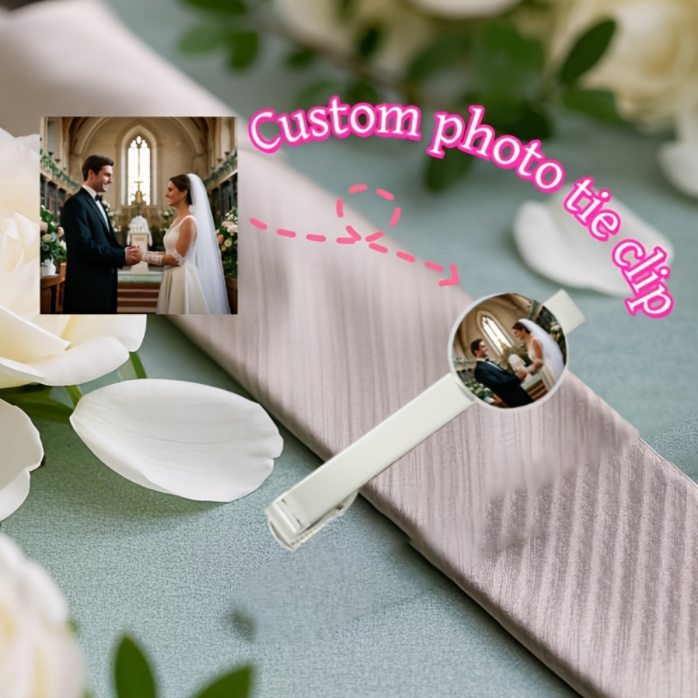 Custom Photo Engraved Text Tie - đánh giá và giá Men Accessories Photos